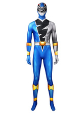 Yusoulger superhéroe cosplay disfraces azul superhéroes lycra spandex full cuerpo medias grandes catsuits zentai