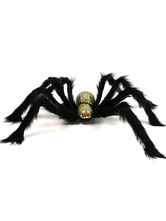 ハロウィン ハロウィーンの装飾黄色のポリエステルファイバースパイダー怖い小道具
