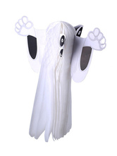 ハロウィン ハロウィーンの壁の装飾ホワイトペーパーゴースト怖い小道具