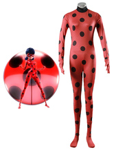 Halloween Traje de niño de cosplay de cuentos milagrosos de Ladybug y Cat Negro Ladybug