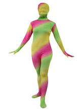 Roupa de Lycra do spandex Zentai terno Multi cor cheia do corpo feminino Halloween