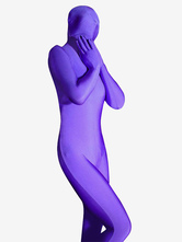 Halloween Morph Suit Unisex Purple Lycra Spandex Zentai Suit