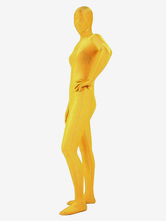 Halloween Morph Suit Unisex Yellow Lycra Spandex Zentai Suit