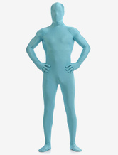 Carnevale Morph Suit Halloween Light Sky Blue Lycra Spandex Zentai Suit per uomo Morphsuits Halloween
