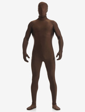 Deep Brown Zentai Suit Adults Morph Suit Full Body Lycra Spandex Bodysuit for Men