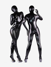 Disfraz Carnaval Sexy Brillante Negro Halloween Entero Body Disfraz Cosplay Halloween