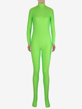 Zentai vert clair Slim Fit de combinaison Spandex pour femmes Déguisements Halloween