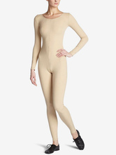 Slim nude Zentai ajuste macacão Spandex para mulheres Halloween