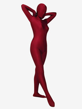Déguisements Halloween Morph Suit Rouge foncé Lycra Spandex Zentai Suit
