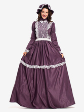 Faschingskostüm Karneval Kostüm Mittelalter Kleidung Fuchsienfarbig und Spitzen und Rüschen Barock Kostüm Rokoko Kleid Renaissance Kleidung Viktorianische Königin Kostüm Karneval Kostüm