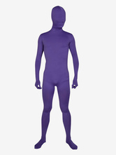 Morph Suit Purple Lycra Spandex Fabric Zentai Suit Unisex Full Body Suit