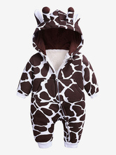 Faschingskostüm Kigurumi Pyjamas Onesie Giraffe gepolsterte Kid Cotton Kleidung Karneval Kostüm