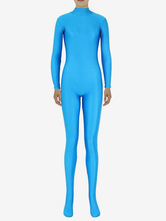 Déguisements Halloween bleu ciel Zentai Slim Fit Spandex Jumpsuit pour les femmes Déguisements Halloween