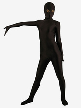 Toussaint Cosplay Costume de zentai marron foncé avec yeux ouverts Déguisements Halloween