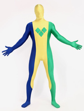 Carnival Multi Color Unisex Saint Vincent and the Grenadines Lycra Spandex Full Body Fashion Flag Zentai Suits Carnival