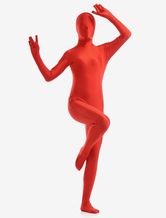 Red Zentai Suit Adults Morph Suit Full Body Lycra Spandex Bodysuit