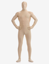 Nude Lycra Spandex Zentai terno para homens Halloween