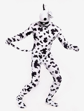 Morph Suit White Cow Style Zentai Suit Full Body Lycra Spandex Bodysuit