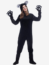 Faschingskostüm e Kigurumi Pyjamas Katzen Damenschuhe Cover Jumpsuit Handschuhe Karneval Kostüm