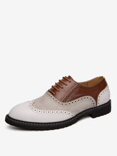 Men's Oxford Color Block Dress Oxford Formal Shoes For Formal Occasions