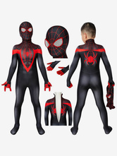 Costume cosplay tuta Marvel Comics per bambini PS5 2024 Spider Man Miles Morales Zentai