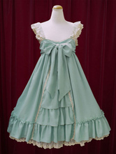 Sweet Lolita платье JSK шифон бирюзовый без рукавов Lolita Jumper Skirt�