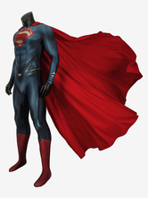 Costume cosplay di Superman Clark Kent con mantello