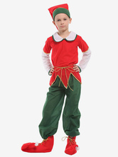Disfraz Carnaval Disfraz de duende navideño  pantalones para niños  juego de 5 piezas para niños Halloween Carnaval Halloween
