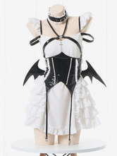 セクシー全身タイツ ハロウィン セクシーな全身タイツコスチューム レディース PVCレザー 魔女 悪魔スーツ セクシーランジェリー メイド服