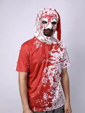 ハロウィン 悪魔 モンスター ハロウィン コスチューム 赤い子供用 怖いマスク トップ ポリエステル ホリデー セット ホリデー コスチューム