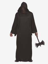 ハロウィン クリスマス ハロウィン コスチューム ブラック ユニセックス ヴィンテージ オーバーコート ポリエステル ホリデー コスチューム