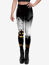 Halloween-Kostüme für Frauen Grau Scary Stretch Polyester Skinny Pants Feiertagskostüme