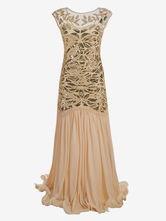 Faschingskostüm 20er Jahre Kleid Charleston Kleid für Damen Polyester Vintage Kleid Karneval Kostüm