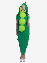 Disfraz Carnaval Disfraz de comida para adultos Peasecod Green Disfraz de Halloween Carnaval Halloween