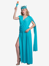Statue Of Liberty Halloween Costumes Ruched Slit Holidays Costumes