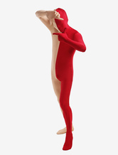 Morph Suit Red and Pink Lycra Spandex Zentai Suit Unisex Full Body Suit