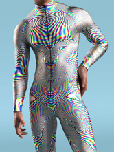 カモフラージ全身タイツ ハロウィン 大人用全身タイツ 動物ロボット 3Dプリント ライクラ スパンデックス セクシーコスチューム