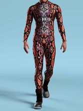 パターニング全身タイツ ハロウィン サイバーパンク ジャンプスーツ クール メカニカルアーマー コスプレ ボディスーツ コスチューム ハロウィン 男女兼用