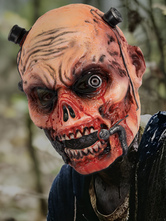 ハロウィンの超リアルなゾンビマスク。お化け屋敷や映画制作のためのパーティー小道具。