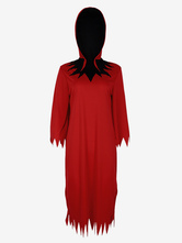 ハロウィン クリムゾンデーモンコスチュームセット フード付き死神ローブ