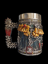 ハロウィンスカルビールジョッキゴシックノベルティマグステンレススチールタンブラー