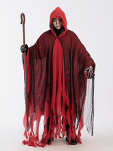 ハロウィンのぼろぼろのゴーストケープの怖いコスチューム