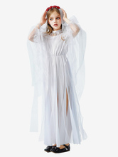 ハロウィン ゴシック ゴースト ブライドドレス 女の子用 ヴァンパイア 魔女 コスチューム