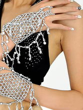 Bracelet Belly Dance Costume Silver Bell Plastic Women's Bollywood Dance Jewelery