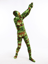 Morph Suit Army Green Camouflage Lycra Spandex Zentai Suit Unisex Full Body Suit