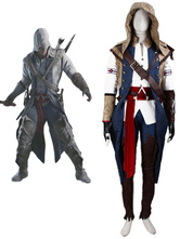 Inspiré par Assassin Creed III Connor Halloween Cosplay Costume