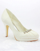 champagne lace pumps