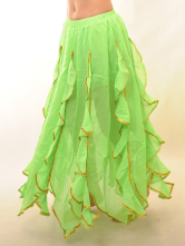 Green Chiffon Halloween Belly Dance Costume - Milanoo.com