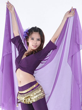 Shawl Belly Dance Costume Semi sheer Chiffon Bollywood Dance Accessories