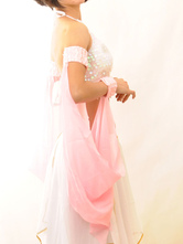 Charming Pink Polyester Belly Dance Armwear